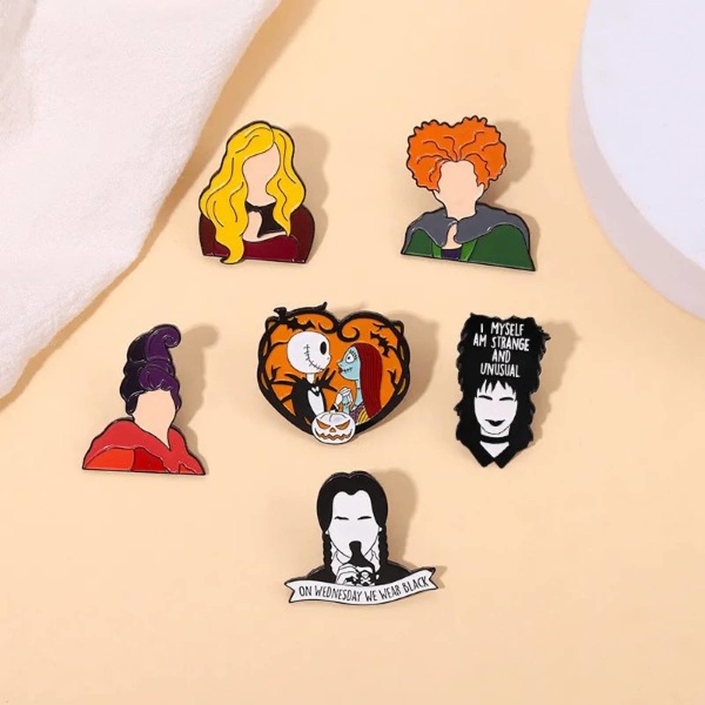 Unbranded Enamel Pin Unisex OS Multicolor Excellent Halloween Spooky - Picture 4 of 4